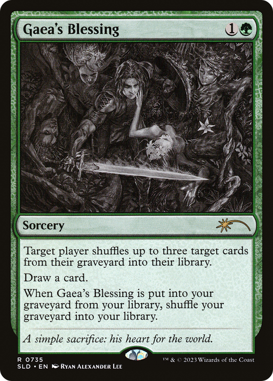 Gaea's Blessing (0735) (Showcase) - Foil