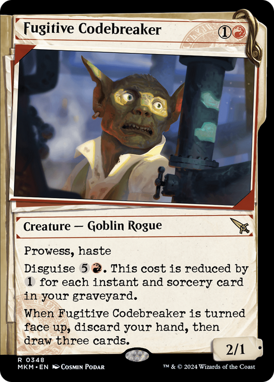 Fugitive Codebreaker (0348) (Showcase) - Foil