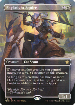 Skyknight Squire (0370) (Borderless) - Mana Foil