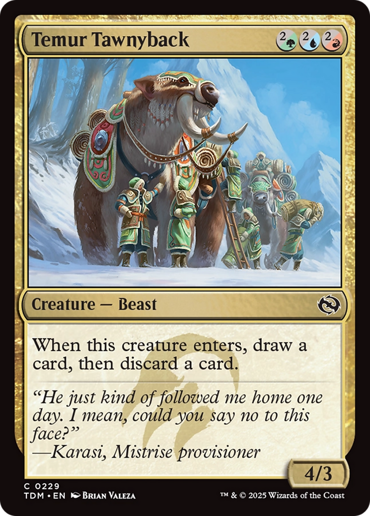 Temur Tawnyback - Foil
