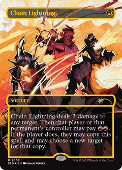 Chain Lightning (2052) (Borderless) - Raised Foil