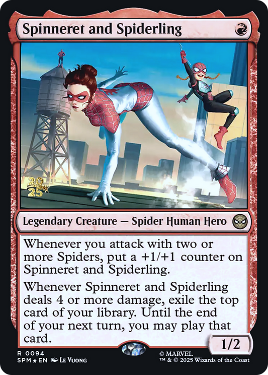 Spinneret and Spiderling (0094) (Prerelease) - Foil pspm