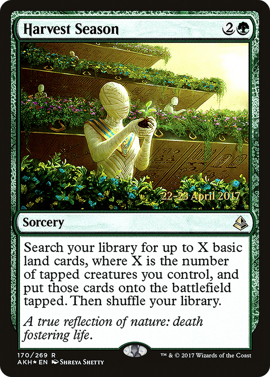 Harvest Season (170) (Prerelease) - Foil