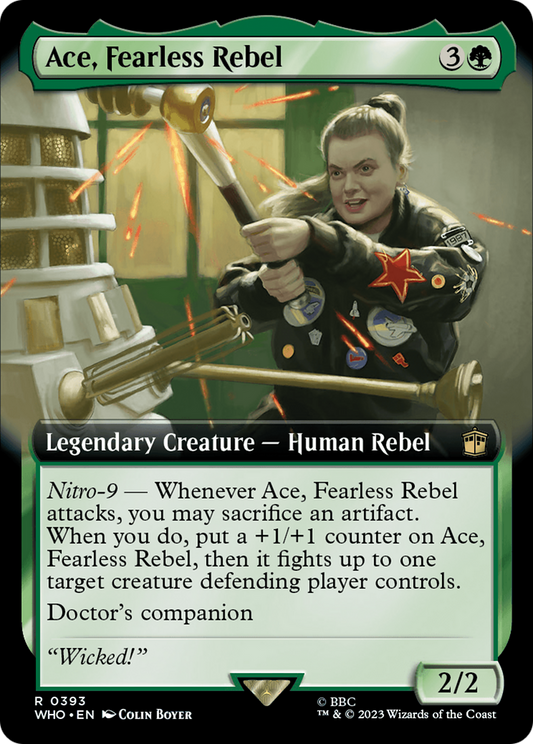 Ace, Fearless Rebel (0393) (Extended Art) - Foil