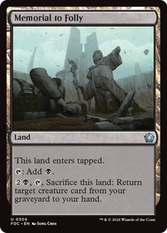 Memorial to Folly (FDC)