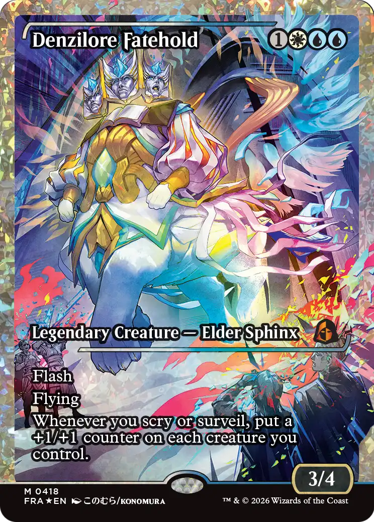 Denzilore Fatehold (0418) (Showcase) (FRA) - Facet Foil