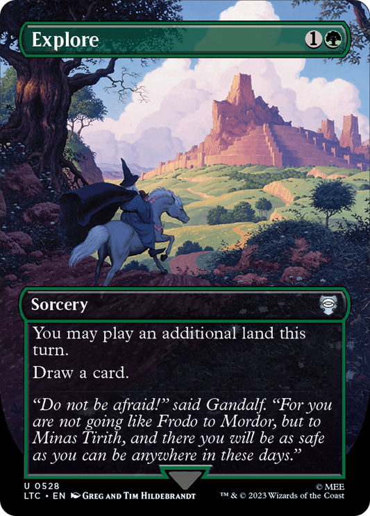 Explore (0528) (Borderless) - Silver Foil