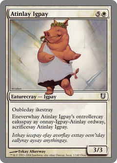 Atinlay Igpay - Foil