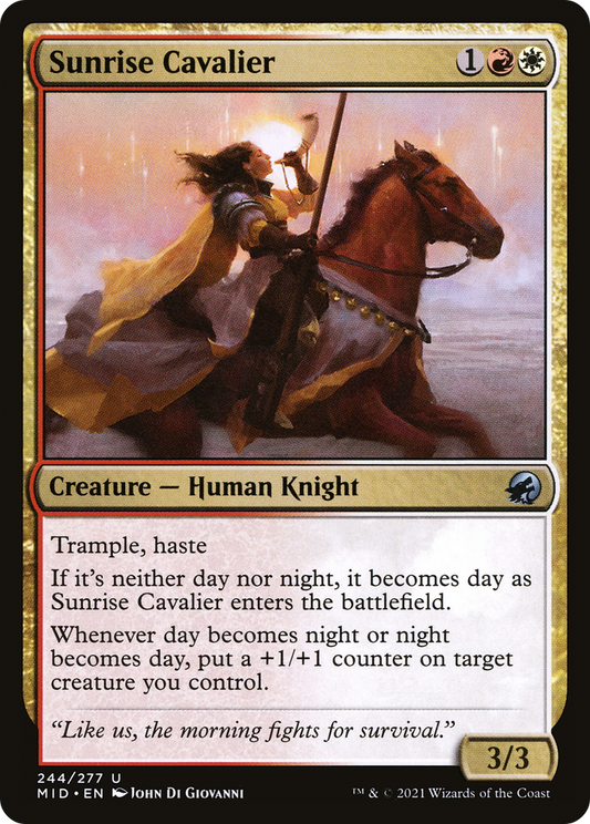 Sunrise Cavalier - Foil
