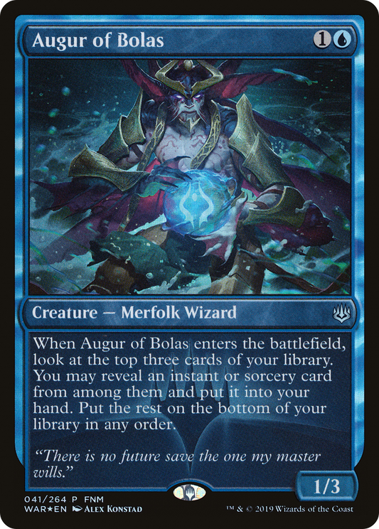 Augur of Bolas (041) (FNM) - Foil