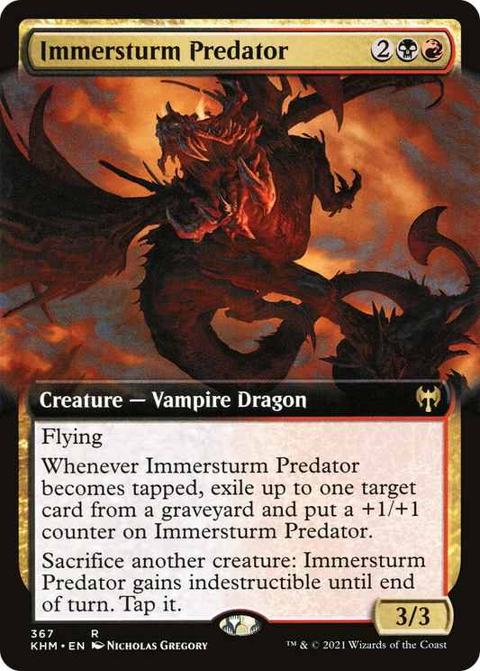 Immersturm Predator (367) (Extended Art) - Foil