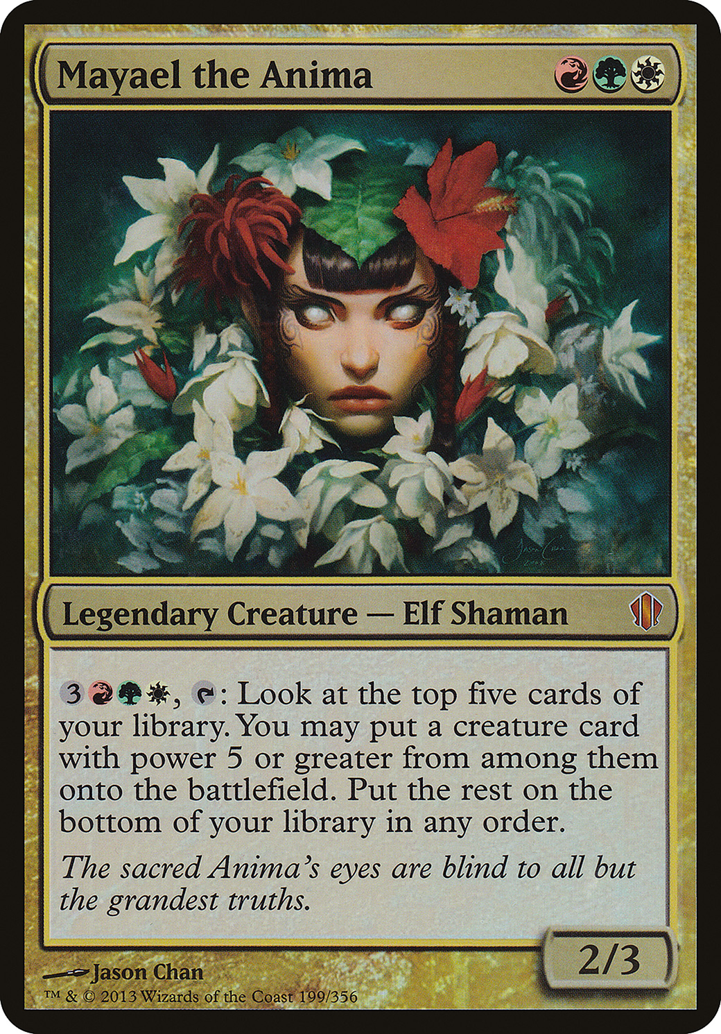 Mayael the Anima (199/356) (Oversized) - Foil