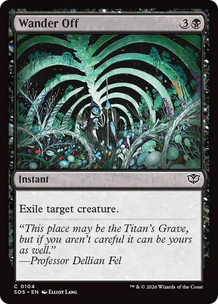 Wander Off (SOS) - Foil