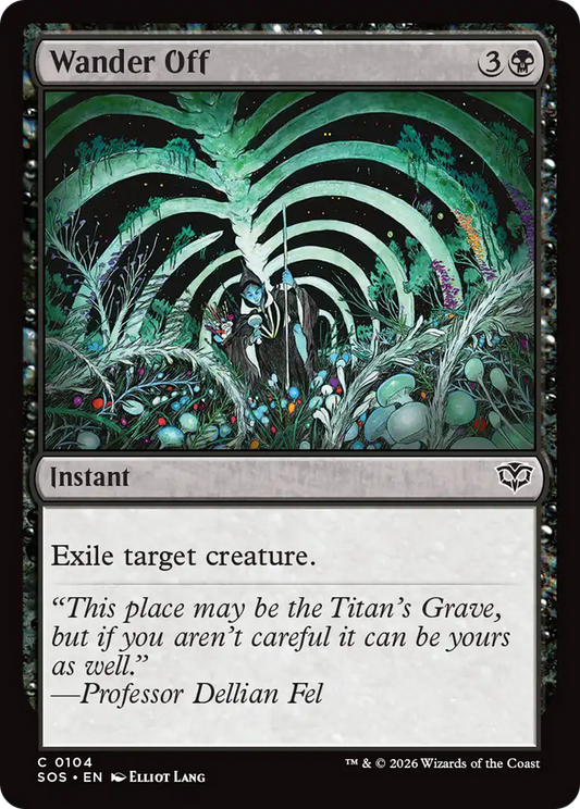 Wander Off (SOS) - Foil