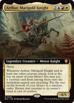 Arthur, Marigold Knight (0041) (Extended Art) - Foil