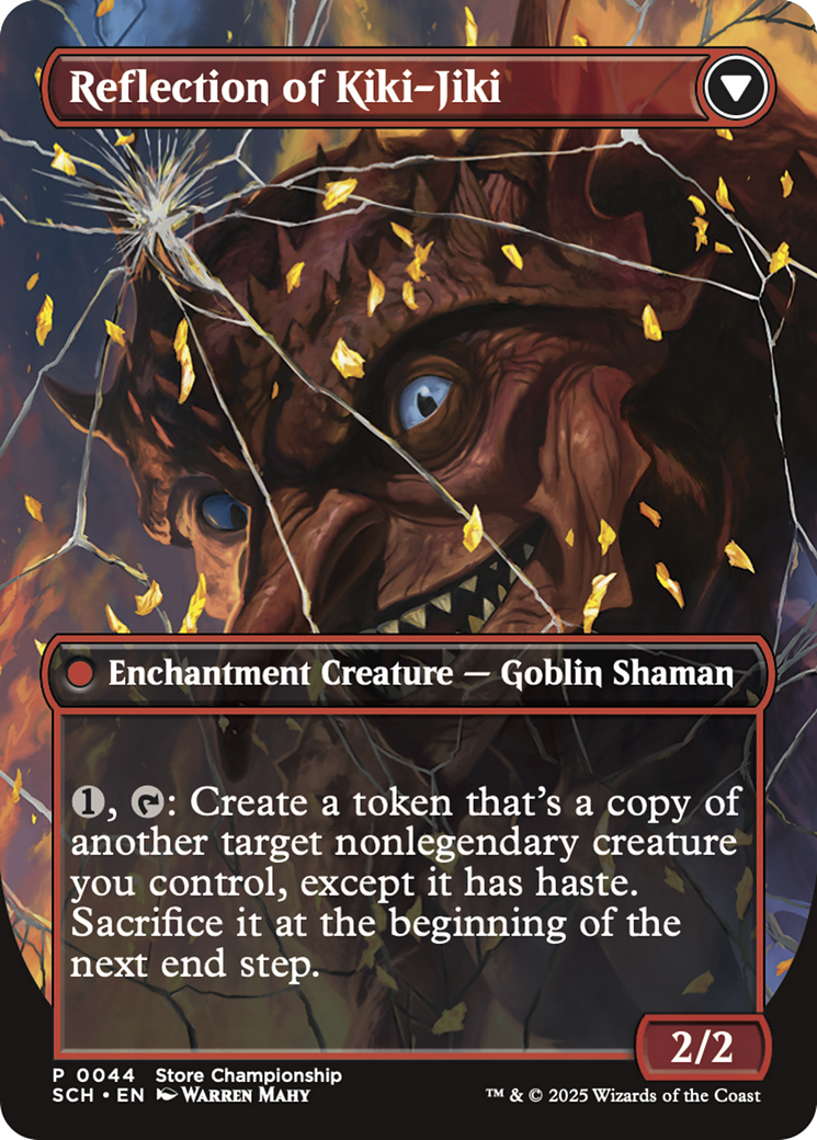 Fable of the Mirror-Breaker // Reflection of Kiki-Jiki (0044) (Store Championship) (Borderless) (SCH) - Foil