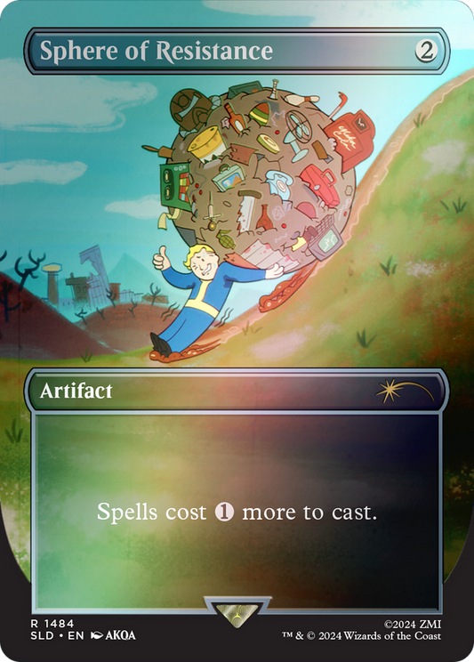 Sphere of Resistance (1484) (Borderless) - Rainbow Foil
