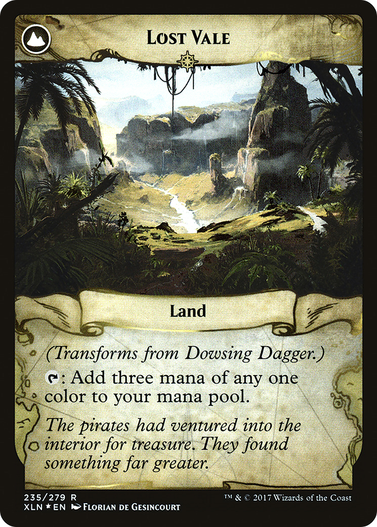 Dowsing Dagger // Lost Vale (235) (Prerelease) (PXLN) - Foil