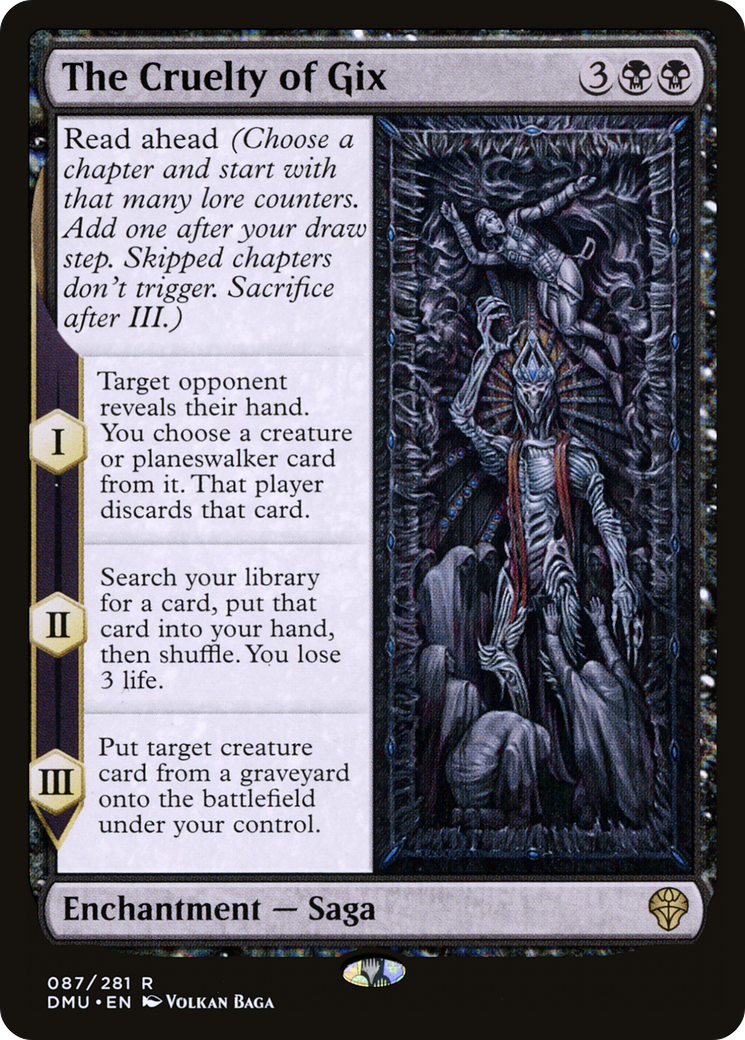 The Cruelty of Gix - Foil