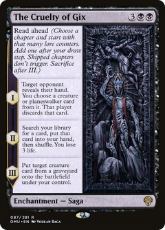 The Cruelty of Gix - Foil