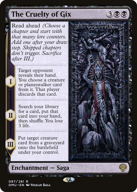 The Cruelty of Gix - Foil