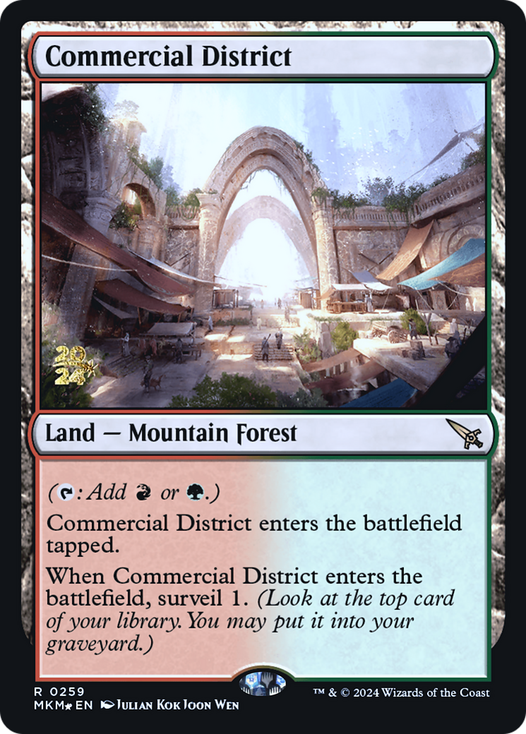Commercial District (0259) (Prerelease) - Foil