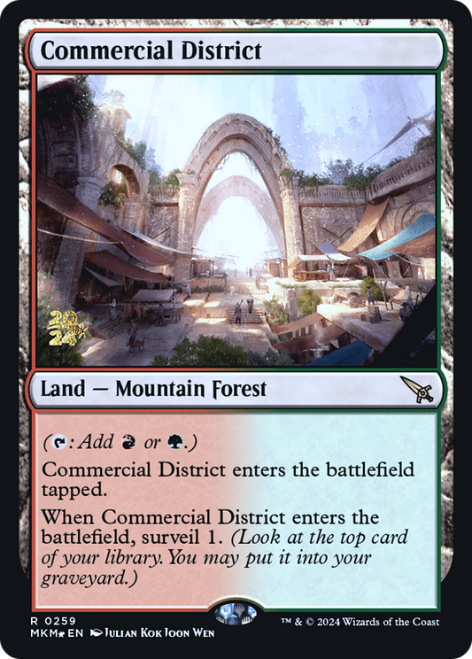 Commercial District (0259) (Prerelease) - Foil