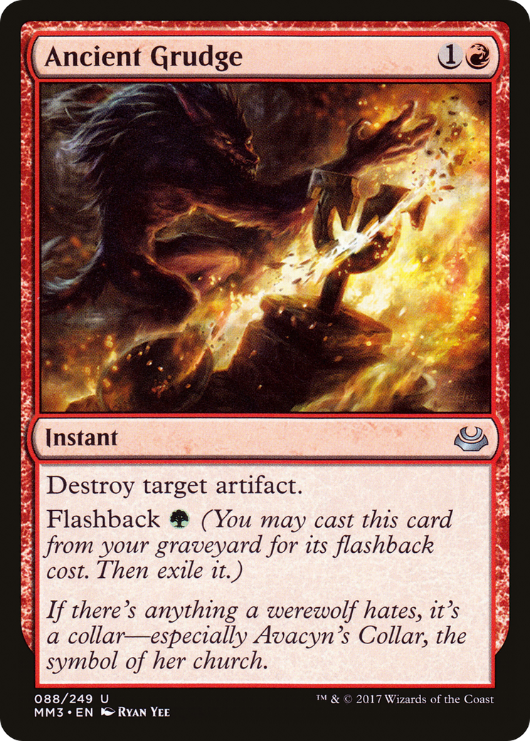 Ancient Grudge - Foil