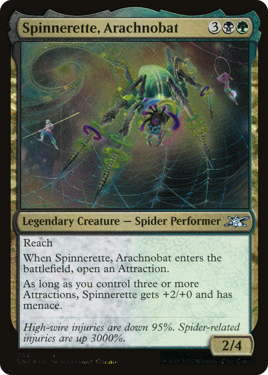 Spinnerette, Arachnobat (466) - Galaxy Foil