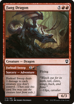 Fang Dragon // Forktail Sweep - Foil