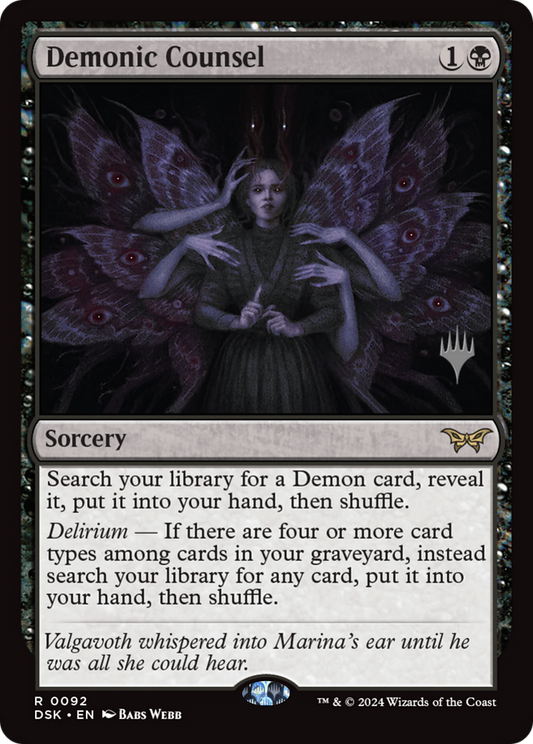 Demonic Counsel (0092) (Promo Pack) - Foil