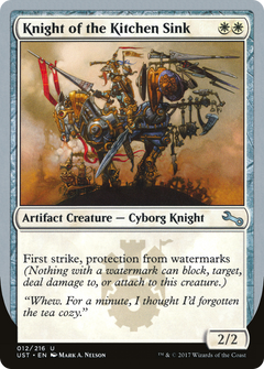Knight of the Kitchen Sink (Watermarks) - Foil