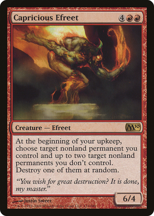 Capricious Efreet - Foil