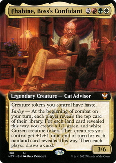 Phabine, Boss's Confidant (108) (Extended Art) - Foil