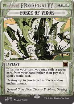 Force of Vigor (0029) (Showcase) - Foil