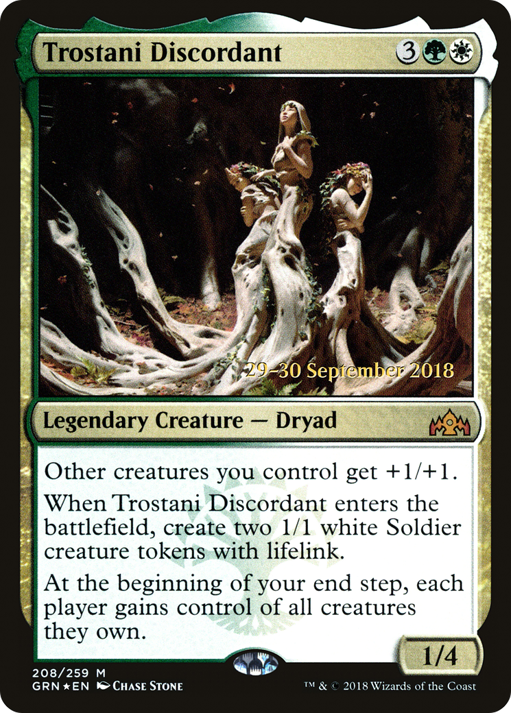 Trostani Discordant (208) (Prerelease) - Foil