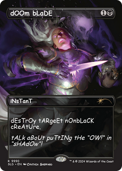 Doom Blade (9990) (Borderless) - Rainbow Foil