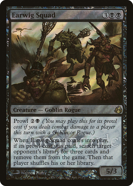 Earwig Squad (060) - Foil