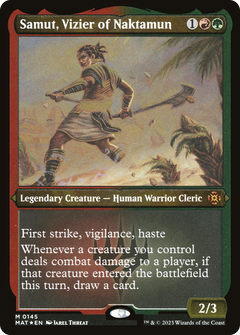 Samut, Vizier of Naktamun (0145) - Foil Etched