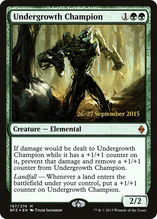 Undergrowth Champion (197) (Prerelease) - Foil