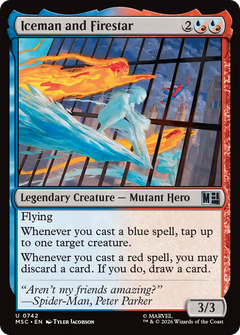 Iceman and Firestar (MSC) - Foil