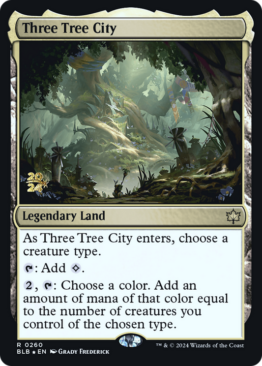 Three Tree City (0260) (Prerelease) - Foil
