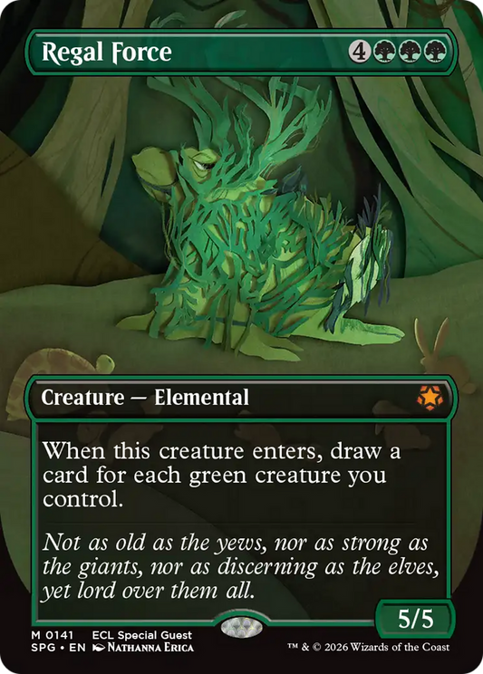 Regal Force (0141) (Borderless) (SPG) - Foil