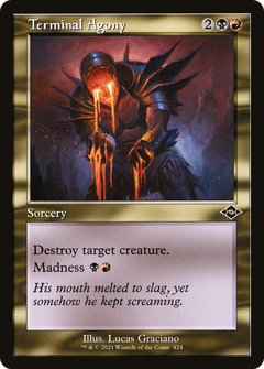 Terminal Agony (424) (Retro Frame) - Foil Etched