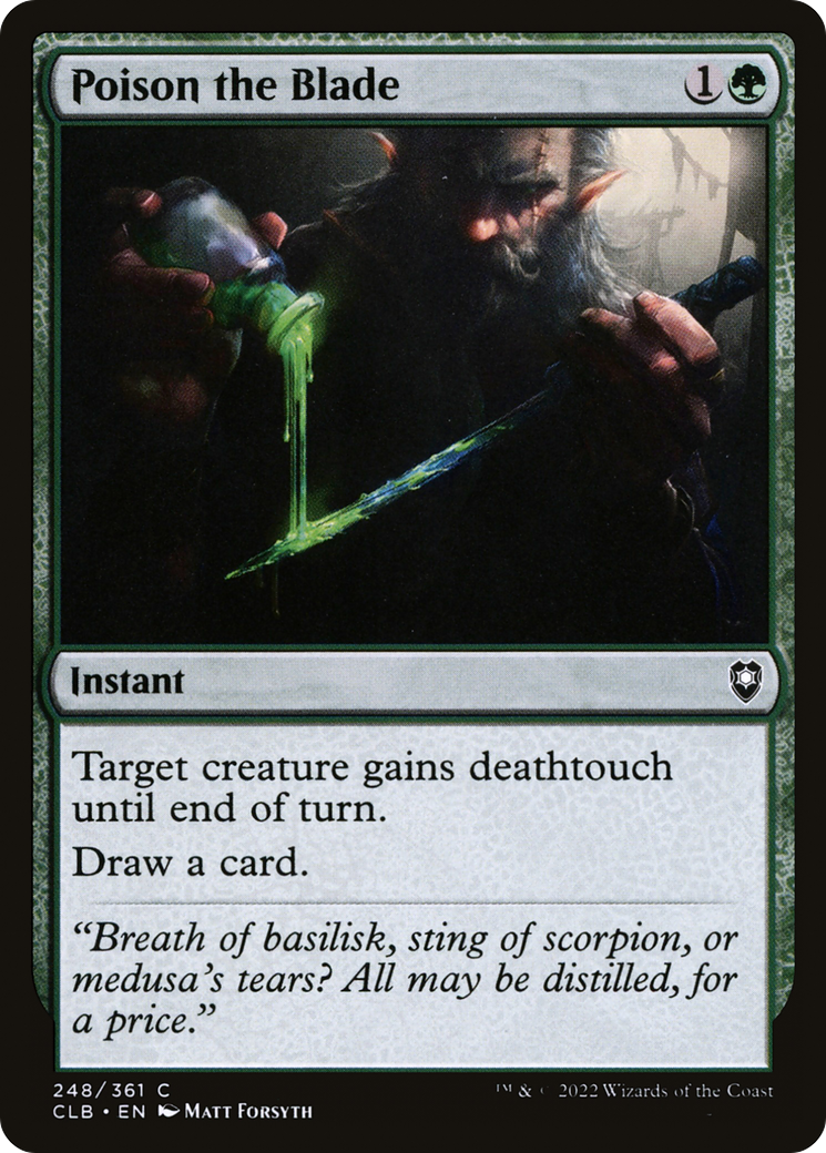 Poison the Blade - Foil