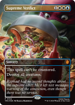 Supreme Verdict (0134) (Borderless) (TMC) - Foil