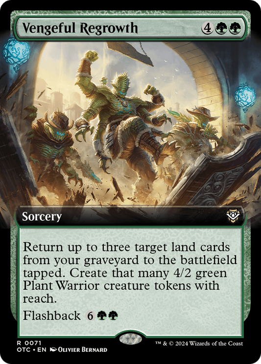 Vengeful Regrowth (0071) (Extended Art)