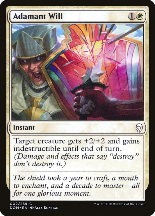 Adamant Will - Foil