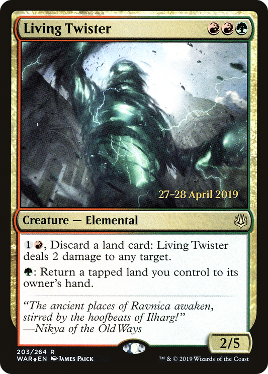 Living Twister (203) (Prerelease) - Foil