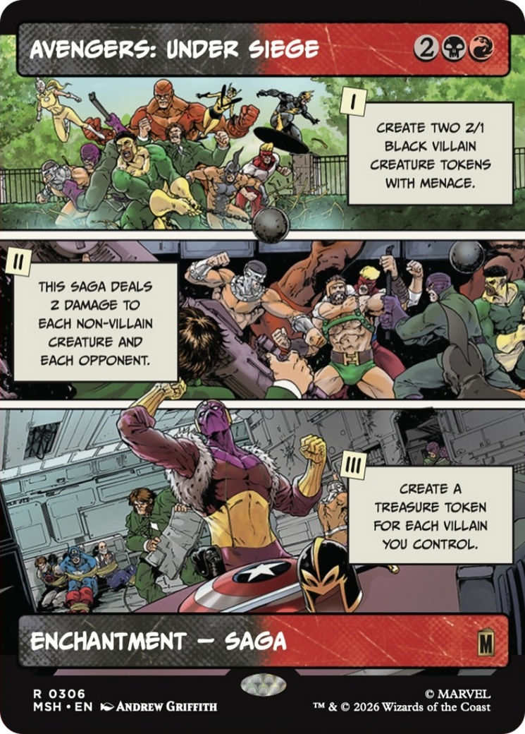 Avengers: Under Siege (0306) (Borderless) (MSH) - Foil